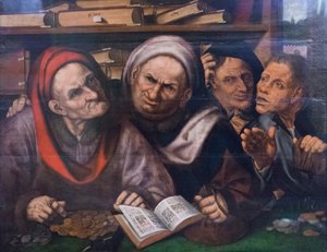 Os financiadores de Quentin Massys or Metsys