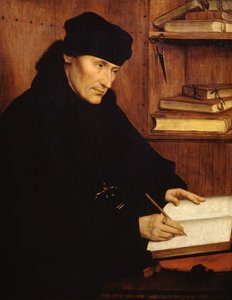 Retrato de Erasmo de Roterdão (1466-1469 - 1536), teólogo e humanista holandês