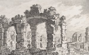 Ruínas de Cumes, século XVIII. de Quentin Pierre Chedel