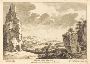 Veue des ruines d