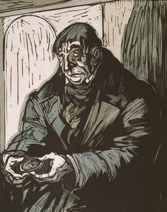 Ilustração de &39;Le Pere Goriot&39; por Honore de Balzac, publicado em 1922