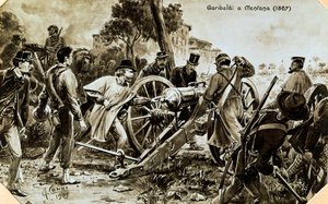 Garibaldi em Mentana de Quinto Cenni