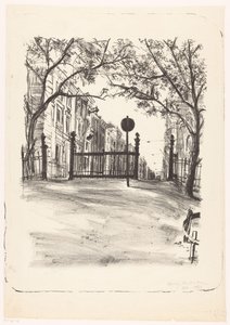 Saída do Vondelpark de Quirijn Halbertsma (signed by artist)