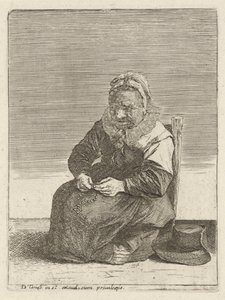 Mulher idosa com um rosário
Camponês a todo o comprimento (título da série) de Quirin Boel (attributed to)