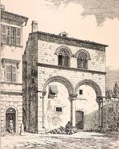 Casa na Piazza del Duomo, Viterbo, Itália, de 