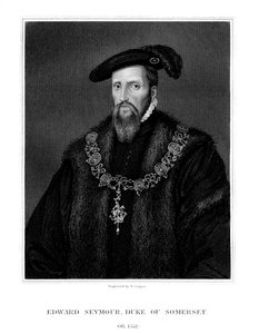 Edward Seymour, 1º Duque de Somerset, Lorde Protetor da Inglaterra, 1823.