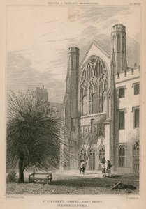 Capela st stephen, westminster, londres, leste, frente