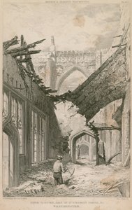 Claustro superior, parte da capela de St Stephen, Westminster, Londres