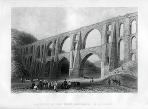 Aqueduto dos imperadores gregos, perto de Pyrgo, Turquia, 1886.
