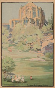 A Catedral de São João, o Divino de Morningside Park, 1914.