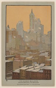 O edifício Singer da ponte do Brooklyn de Rachael Robinson Elmer