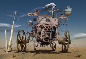 Máquina Steampunk do Deserto de Radoslav Penchev
