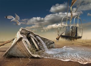 Sonho surreal no deserto de Radoslav Penchev