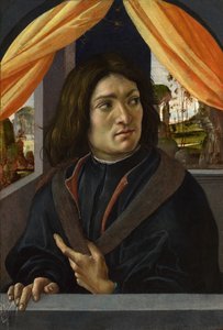 Retrato de um homem de Raffaellino del Garbo