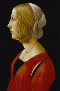 Retrato de uma jovem mulher - Busto de uma jovem mulher
