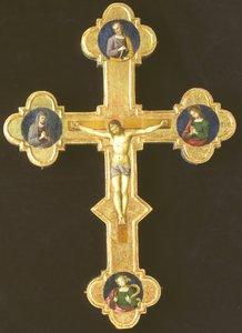 Cruz processada com santos franciscanos (frente) de Raffaello