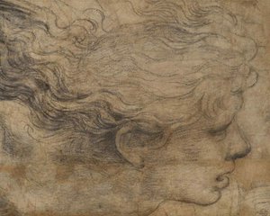 Cabeça de um anjo. de Raffaello Sanzio Raphael