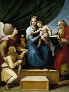 Madonna com o peixe de Raffaello Sanzio Raphael