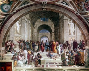 Escola de Atenas, c1510 de Raffaello Sanzio Raphael