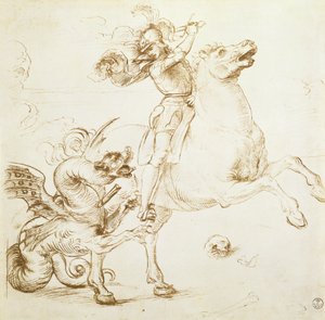 São Jorge e o Dragão de Raffaello Sanzio Raphael