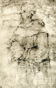 Estudo de um monge, 1913. de Raffaello Sanzio Raphael