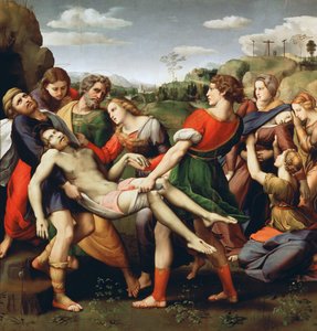 A deposição, 1507 de Raffaello Sanzio Raphael