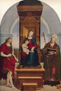 Madonna Degli Ansidei, 1505, c1915 de Raffaello Sanzio Raphael