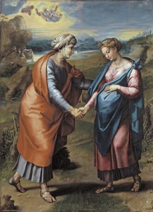 A Visitação, 1517 de Raffaello Sanzio Raphael