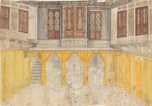 Interior do Palácio, c. 1880-1900. de Ragunath