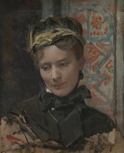 Retrato de uma senhora 1885-95 de Raimundo de Madrazo y Garreta