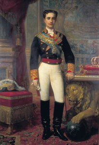 Retrato de Alfonso XII (1857-1885), último terço do século XIX (pintura)