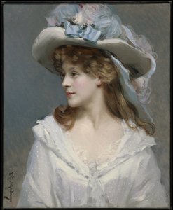 Mulher de branco, c.1880