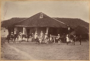 Dr. Morris e comitiva, Jhansi (recto)