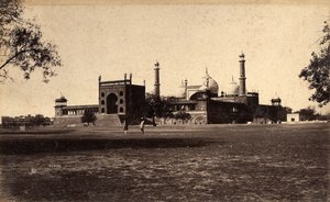 Mesquita Jama Masjid, Deli, 1886 de Raja Deen Dayal