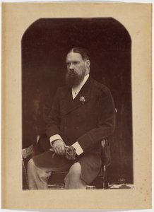 Retrato de um cavalheiro de Raja Deen Dayal