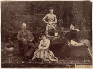 Sir Auckland Colvin e família, Shimla