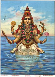 Kurma Avatar de Raja Ravi Varma de Raja Ravi Varma