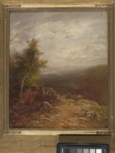 Above The Clouds (óleo sobre tela) de Ralph Albert Blakelock