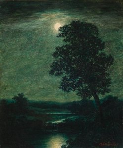 Luar 1883 (Óleo sobre tela) de Ralph Albert Blakelock