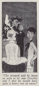 Ilustração de Anita Loos (litho) para Gentlemen Preferes Blondes