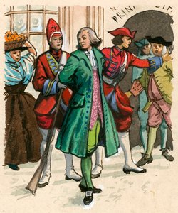 O editor John Wilkes é enviado para a prisão por ter atacado o governo de Ralph Bruce