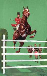 International Horse Show, Olympia, Londres, Junho de 1908 (cor litho) de Ralph Cleaver