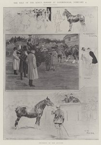 A venda dos cavalos do rei em Sandringham, 4 de fevereiro