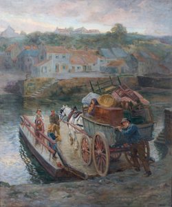 Atravessando Hylton Ferry, 1912 de Ralph Hedley