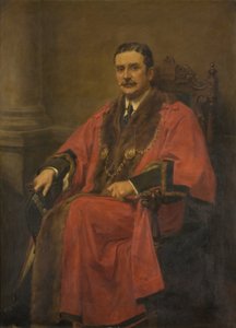 Retrato do vereador John Robert Lawson, JP de Ralph Hedley