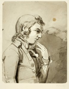 Retrato de Henry Armstrong (lápis e papel higiênico) de Ralph II Waters