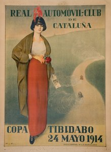 Clube real do automóvel de Catalonia Pôster