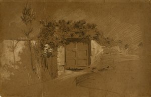 Porta e parede de Ramon Martí i Alsina