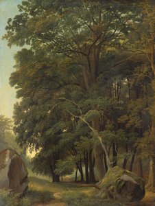 Uma paisagem arborizada de Ramsay Richard Reinagle