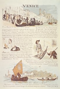 Veneza, com desenhos animados de Randolph Caldecott